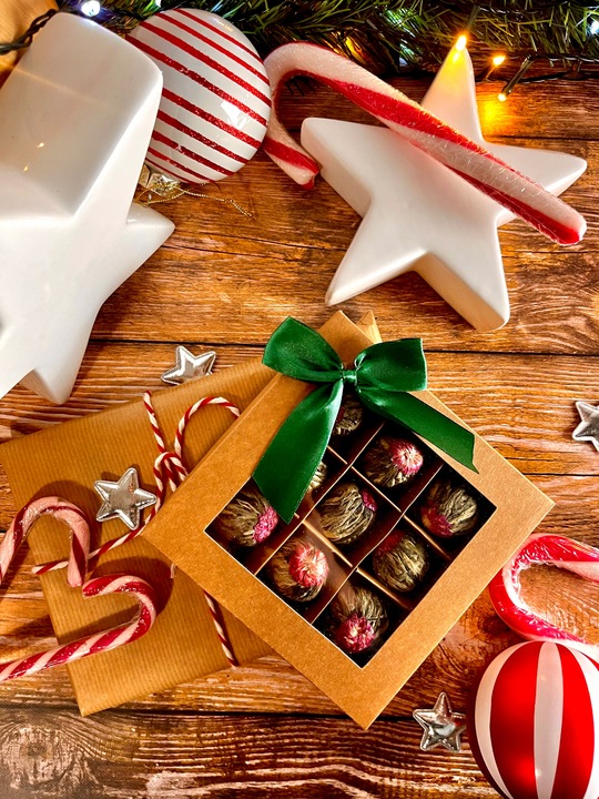 Herbata Kwitnąca Lichi Ball 1 kg - HURT - kulka kwiat rozkwitająca