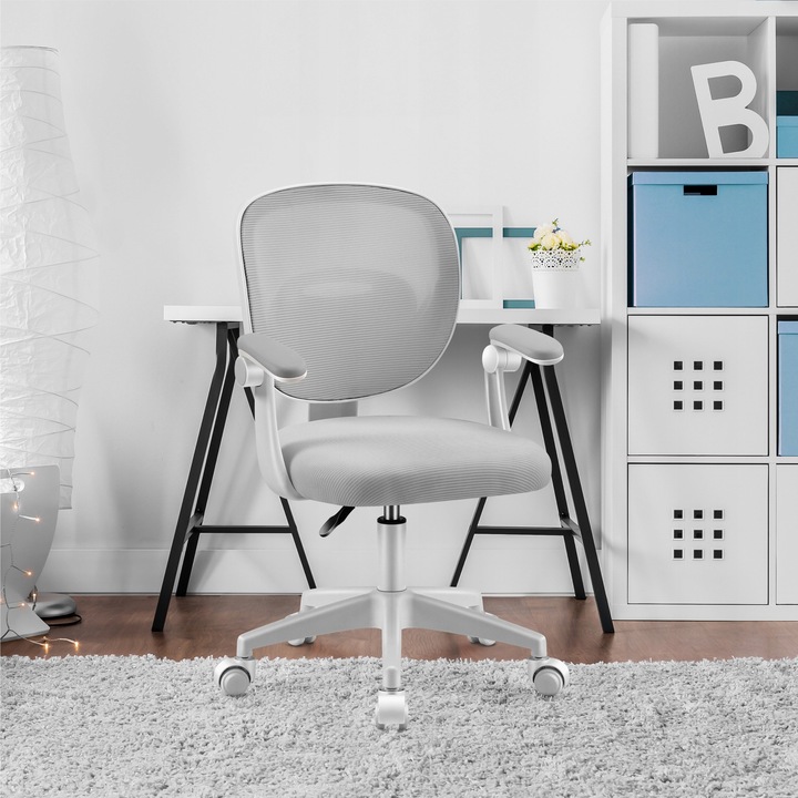 Fotel Obrotowy Krzesło DLA DZIECI MŁODZIEŻY Mark Adler Junior 3.0 Grey