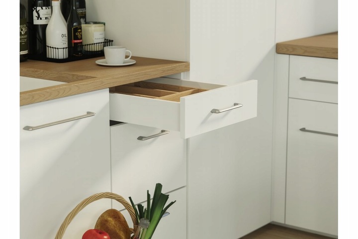 SZUFLADA GTV AXIS PRO 500A1 NISKA L500 H86 BIAŁA CICHY DOMYK WYSUW