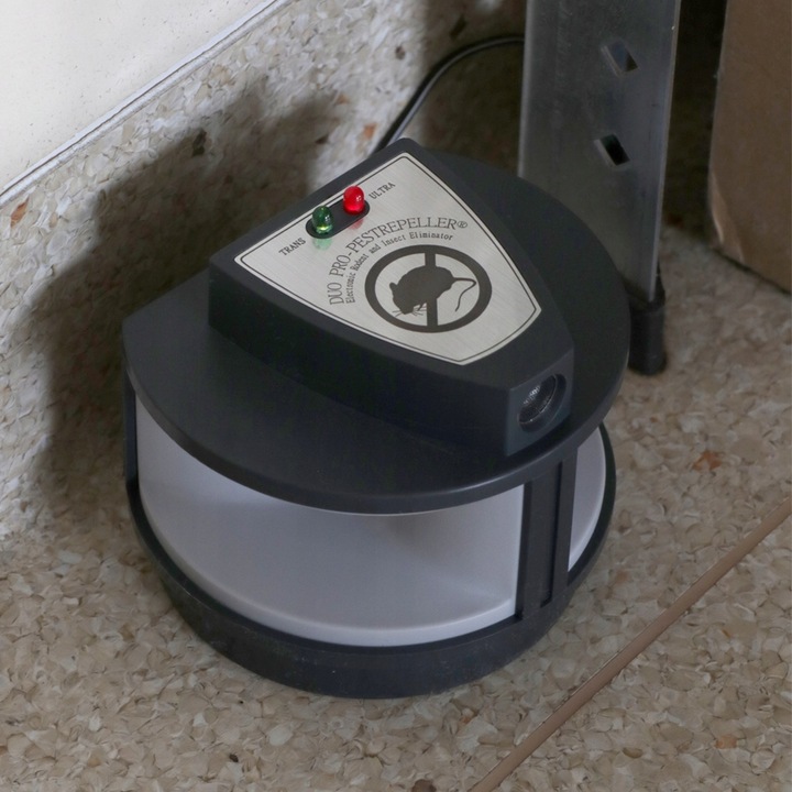 Odstraszacz MYSZY SZCZURY KUNY KARALUCHY GRYZONIE DUO PRO 570 m2 MOCNY