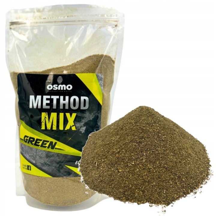 Zestaw 3x METHOD MIX- PRO, GREEN, MATCH zanęta wędkarska METHOD FEEDER OSMO