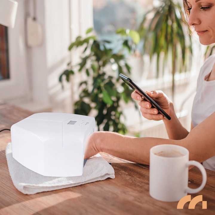 LAMPA DO PAZNOKCI UV DUAL LED DO HYBRYD ŻELI MANICURE PEDICURE 268W LUSTRO