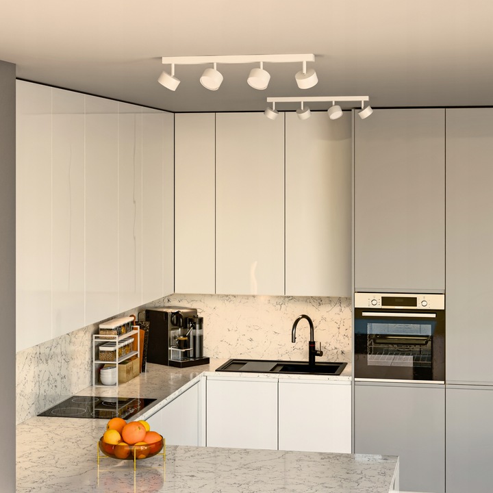 Oprawa Halogenowa 4X GX53 Lampa Sufitowa Natynkowa Ruchoma Kinkiet