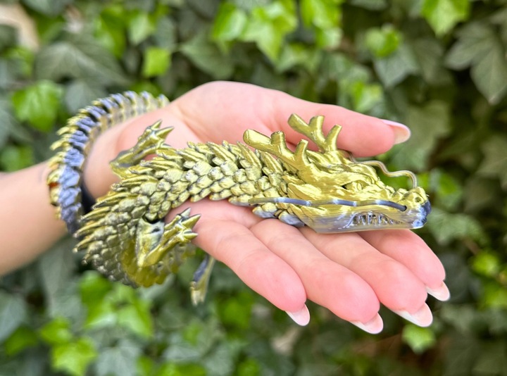 SMOK Przegubowy Figurka Flexi Dragon Druk 3D