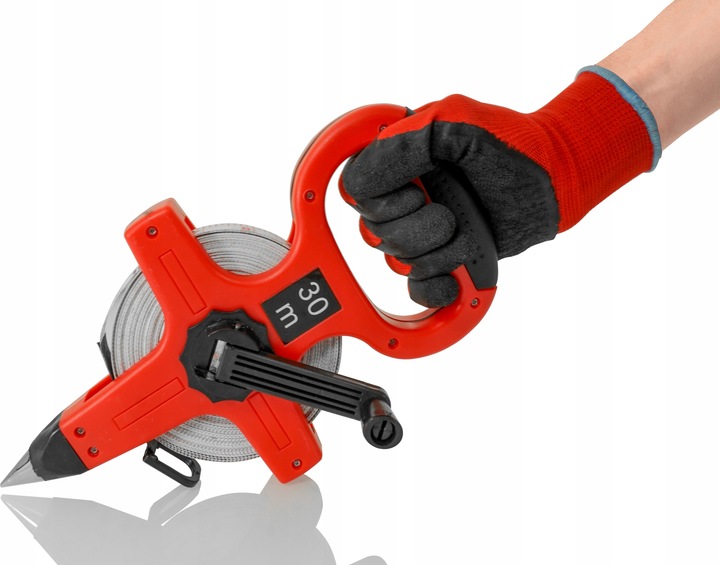 MIARA TAŚMA MIERNICZA METRÓWKA TAŚMOWA ZWIJANA MIARKA Z UCHWYTEM