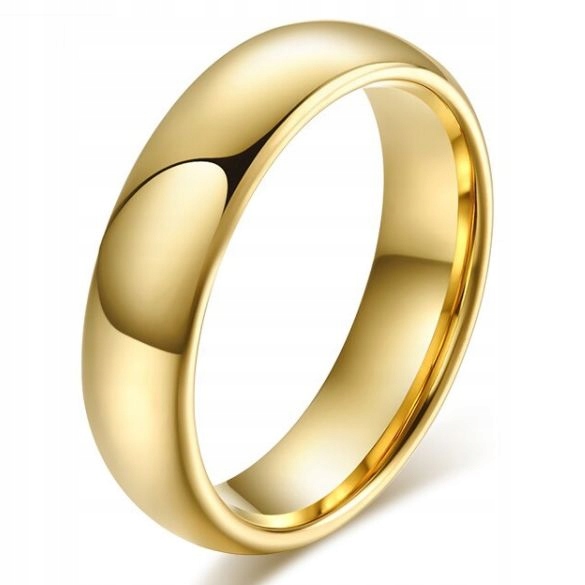 ZŁOTA OBRĄCZKA WOLFRAM KLASYCZNA BŁYSZCZĄCA r.25