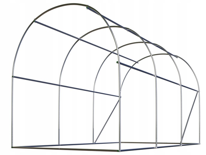 TUNEL FOLIOWY OGRODOWY SZKLARNIA 2x3m FOLIAK 6m2