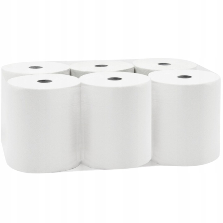 Ręcznik papierowy czyściwo w roli Maxi Celuloza biały chłonny 110m 6