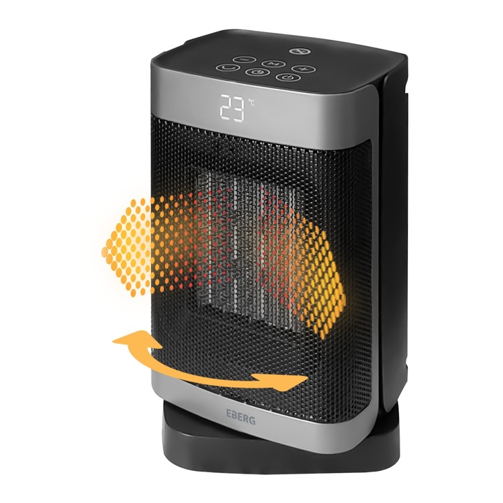 Termowentylator Farelka EBERG NOX Grzejnik elektryczny kolumnowy 1500W