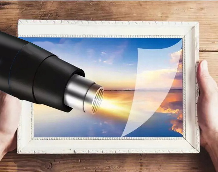 OPALARKA ELEKTRYCZNA 2000W REGULACJA 230V 2 BIEGI 100-600°C MOCNA + 4