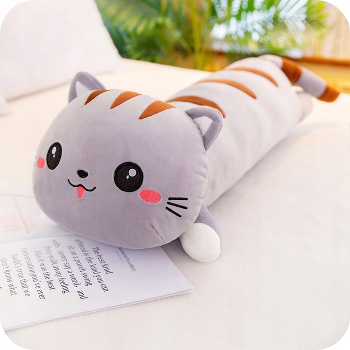 DŁUGI kot KOTEK poduszka MASKOTKA PLUSZAK 70cm