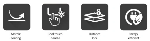 GRILL do kanapek MIĘSA RYBY PANINI OPIEKACZ 700W NON STICK KOMPAKTOWY MOCNY