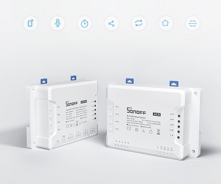 SONOFF 4CH Pro R3 Inteligentny Przekaźnik Przełącznik WiFi RF