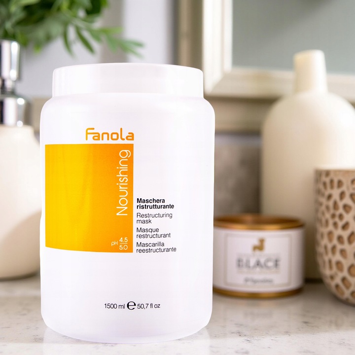 Maska do Włosów Suchych Łamliwych po Zabiegach FANOLA NOURISHING 1500ML