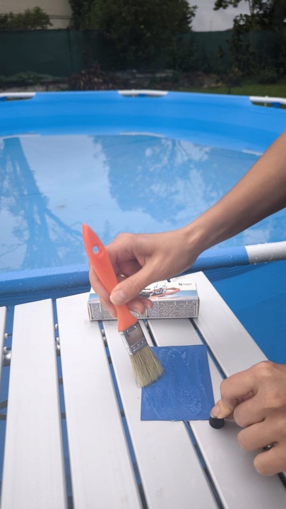 Klej do naprawy BASENU JACUZZII SUP 2w1 NA SUCHO NA MOKRO z lata i bez