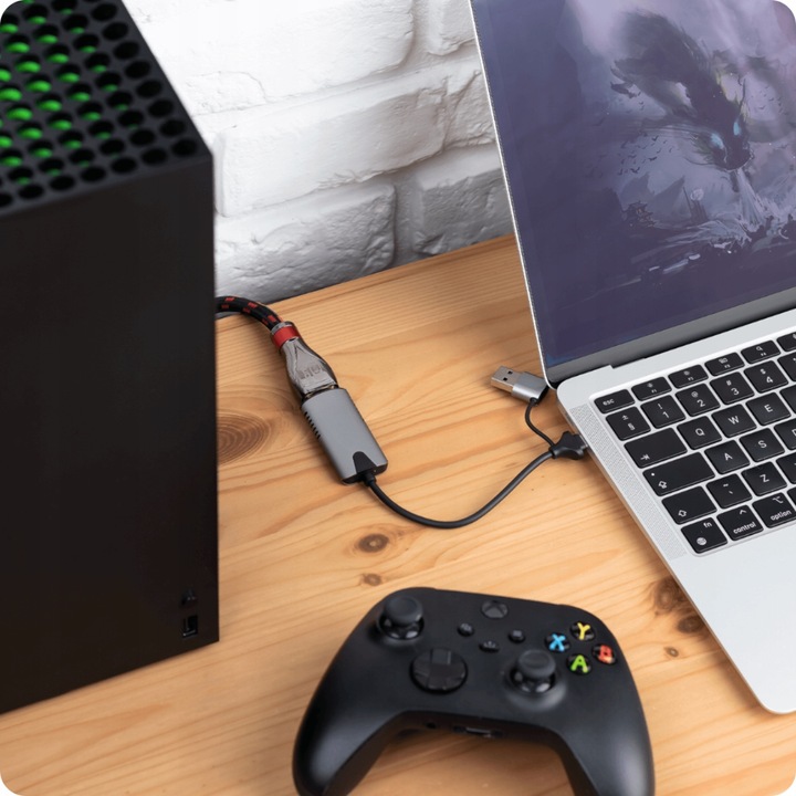 VIDEO GRABBER HDMI NAGRYWARKA OBRAZU USB 4K OBS STREAMING CAPTURE CARD PC