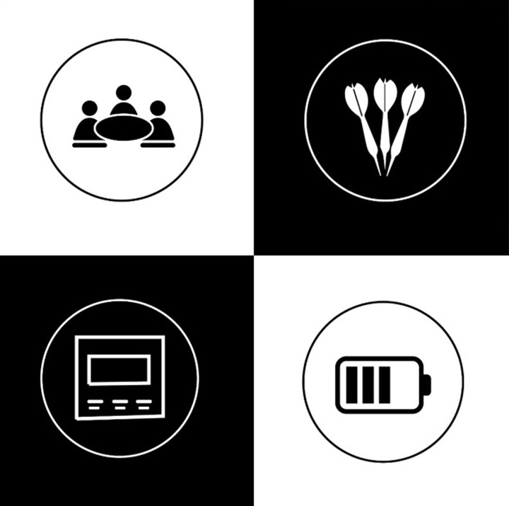 DART TARCZA ELEKTRONICZNA DO GRY W RZUTKI SAGA