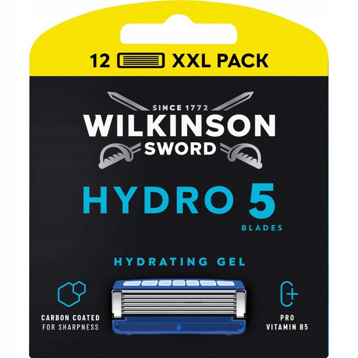 Wilkinson Hydro 5 Regular do golenia wkłady, nożyki 12 szt.