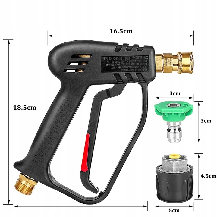 PISTOLET DO MYJKI CIŚNIENIOWEJ KARCHER K2 K3 K4 K5 K6 K7 M22 CLICK 5