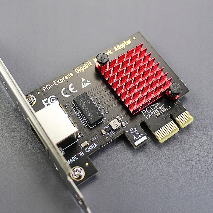 GLOTRENDS LE8111H Gigabitowa karta sieciowa PCIe Ethernet LAN