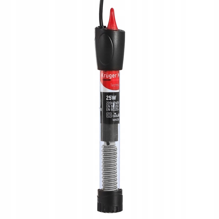 GRZAŁKA Z TERMOSTATEM DO AKWARIUM 10 - 45L 25W