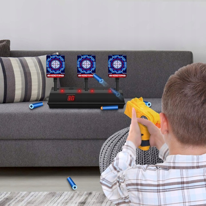 Tarcza elektryczna dźwięki cel strzelnica do wyrzutni karabinu pistoletu