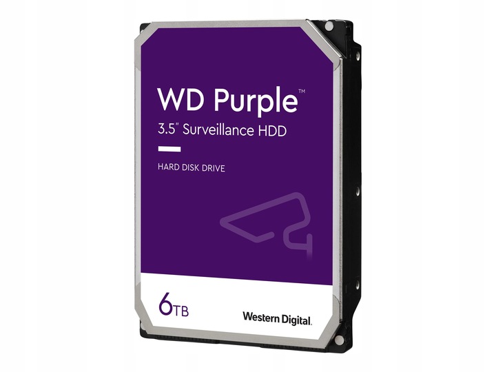 DYSK TWARDY WESTERN DIGITAL WD64PURZ WD PURPLE 6TB SATA 3,5"
