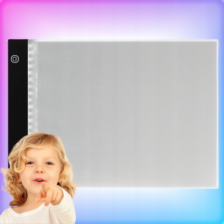 TABLET GRAFICZNY TABLICA DESKA KREŚLARSKA do rysowania kalka LED A4 PREZENT