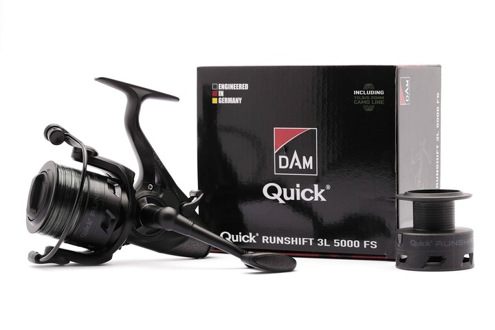 KOŁOWROTEK DAM QUICK RUNSHIFT 3L FS 5000 + ŻYŁKA