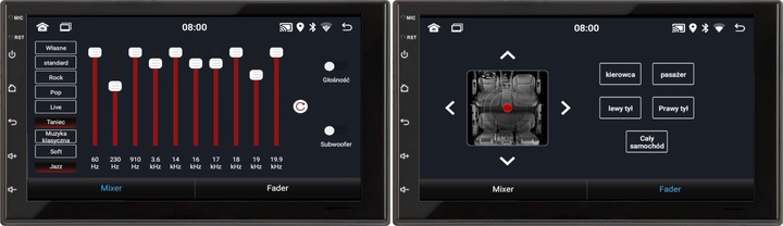 RADIO SAMOCHODOWE 2 DIN WiFi GPS ANDROID AUTO BLUETOOTH USB RDS