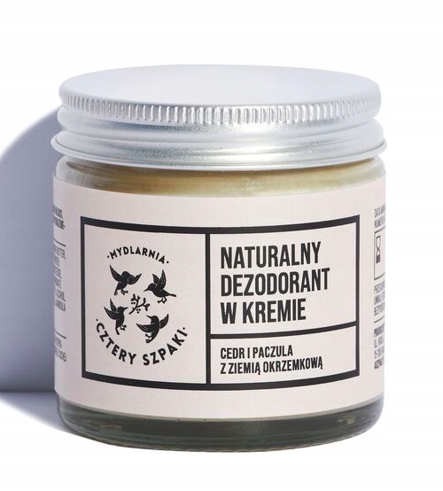 NATURALNY DEZODORANT W KREMIE PACZULA Cztery Szpaki