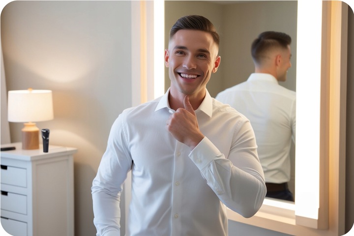 Maszynka do golenia golarka do brody zarostu 3 ostrza czarna Berdsen