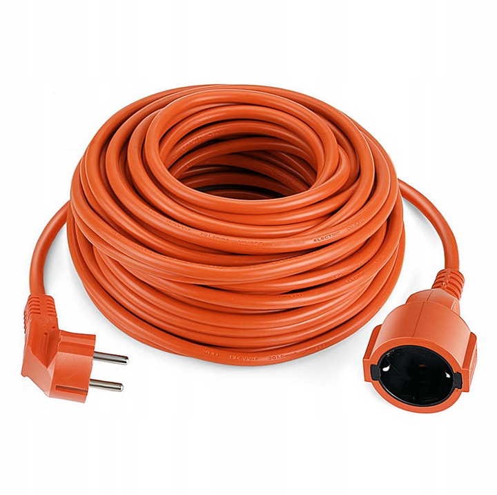 PRZEDŁUŻACZ OGRODOWY BUDOWLANY KABEL GRUBY KOSIARKI 20m