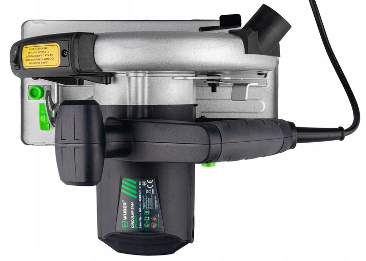 PIŁA TARCZOWA PRZECINARKA PILARKA RĘCZNA DO DREWNA Z LASEREM 2400 W