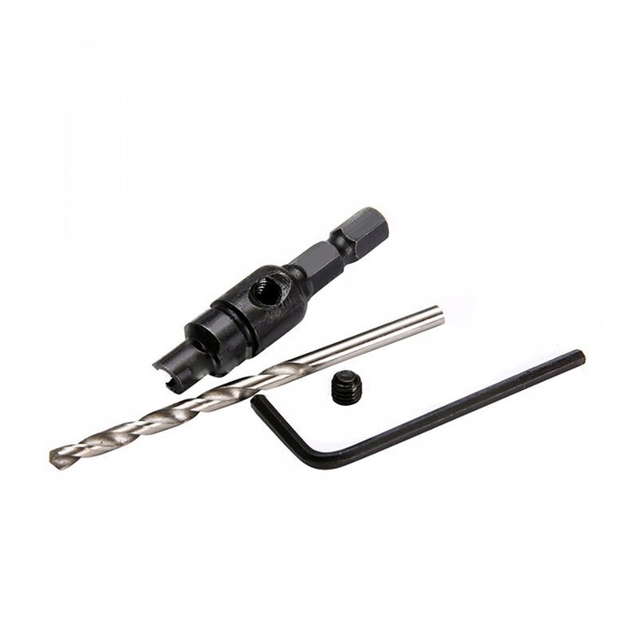 Wiertła do konfirmatów Wysoka Jakość M2 6el konfirmatu drewna zestaw