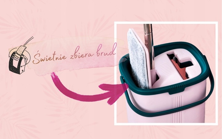 Zapas z mikrofibry do mopa HANDY płaski 3+1 GRATIS