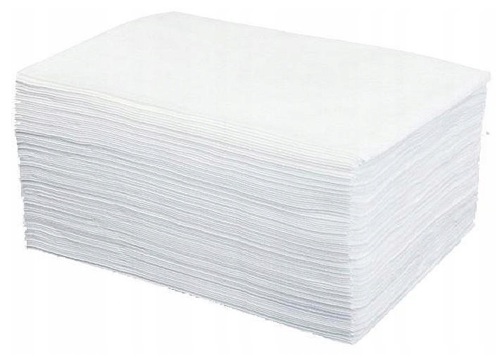 JEDNORAZOWE RĘCZNIKI FRYZJERSKIE 70x40 cm Białe Perforowane 100 sztuk