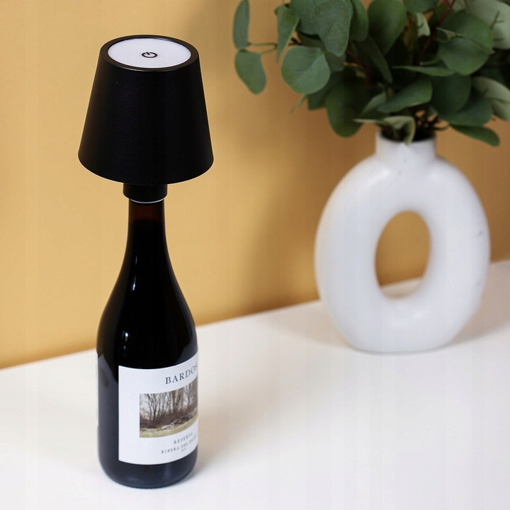 ELEGANCKA NOWOCZESNA BEZPRZEWODOWA LAMPKA NOCNA DOTYKOWA LED USB 3