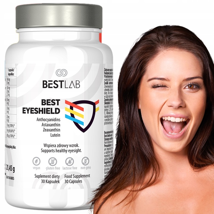 Suplement diety na wzrok Best Lab Best EyeShield 30 kapsułek