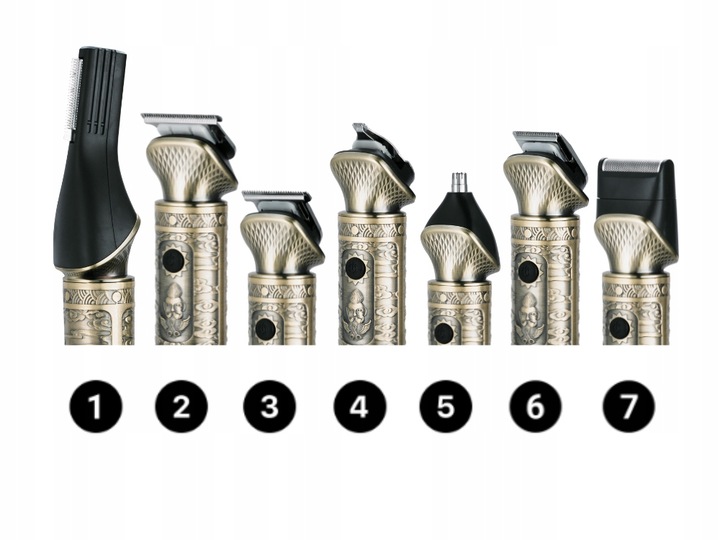 Trymer Alpha Maszynka 7w1, Golarka Do Brody, Do Ciała