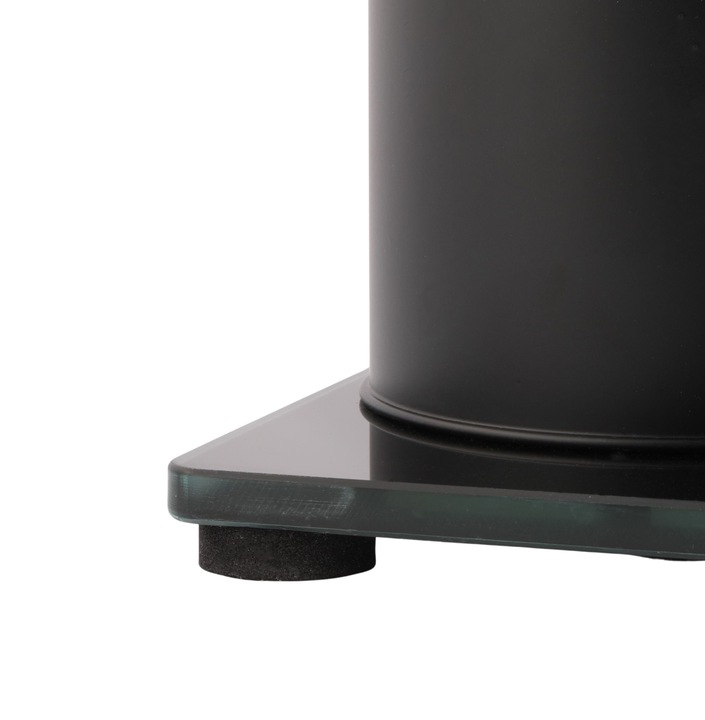 Stojak na papier toaletowy z uchwytem i szczotka do WC czarny loft