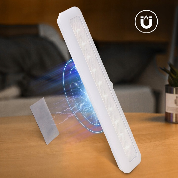 Lampka z Czujnikiem Ruchu Zmierzchu Lampa Podszafkowa Diody LED Magnes