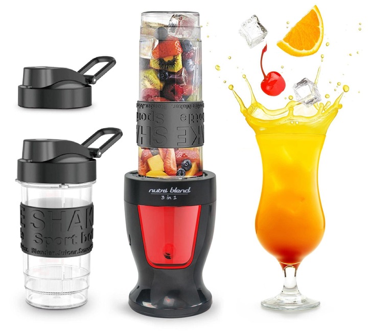 BLENDER 5 w 1 KIELICHOWY KALORIK DO SMOOTHIE KOKTAJLI 2 KUBKI 300W 2