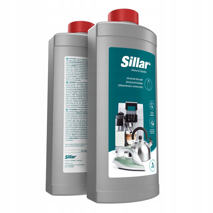 Odkamieniacz do ekspresu 1l + 3x filtr wody do ekspresu Delonghi -