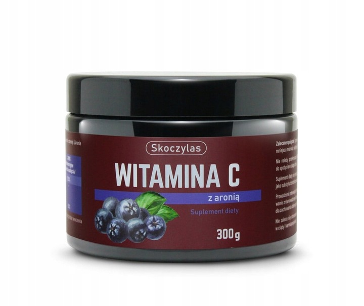 SKOCZYLAS WITAMINA C z ARONIĄ w proszku 300g