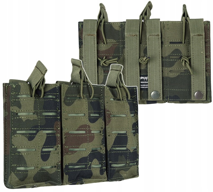 Ładownica na 3 Magazynki AK Beryl Grot TYTAN DOMINATOR Molle LaserCut wz.93