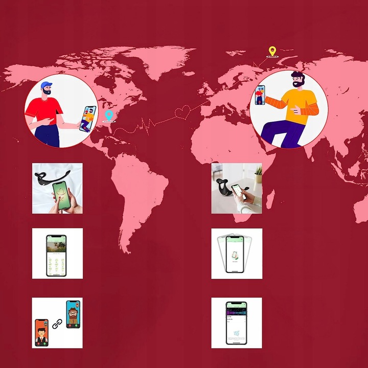 Wielofunkcyjny wibrator prostaty APP Triangle Ring