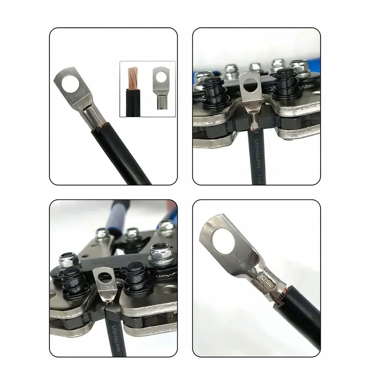 ZACISKARKA DO KABLI KOŃCÓWEK PRZEWODÓW PRASKA DO KONEKTORÓW 390 mm