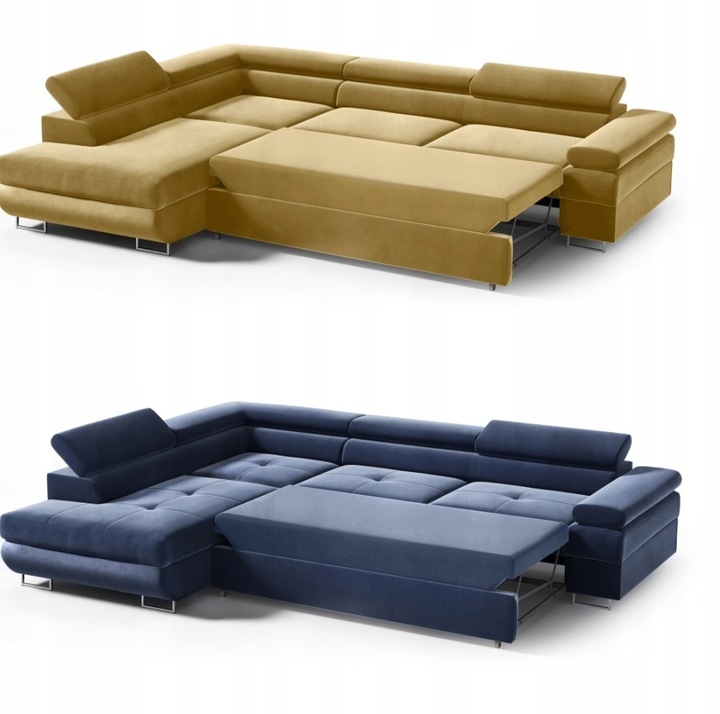 Narożnik Canada L rogówka, zagłówki piki f spania pojemnik DUZO