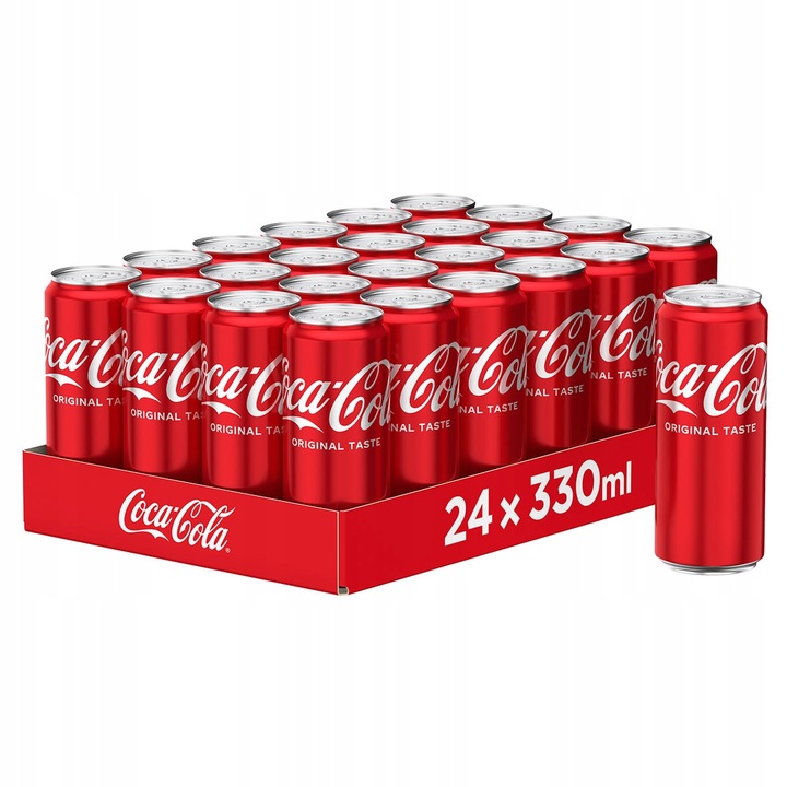 Napój gazowany Coca-Cola Original Taste puszka 24x 330ml